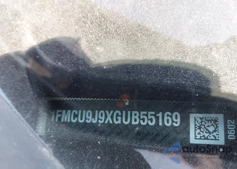 2016 Ford Escape Titanium from USA, damaged, VIN 1FMCU9J9XGUB55169